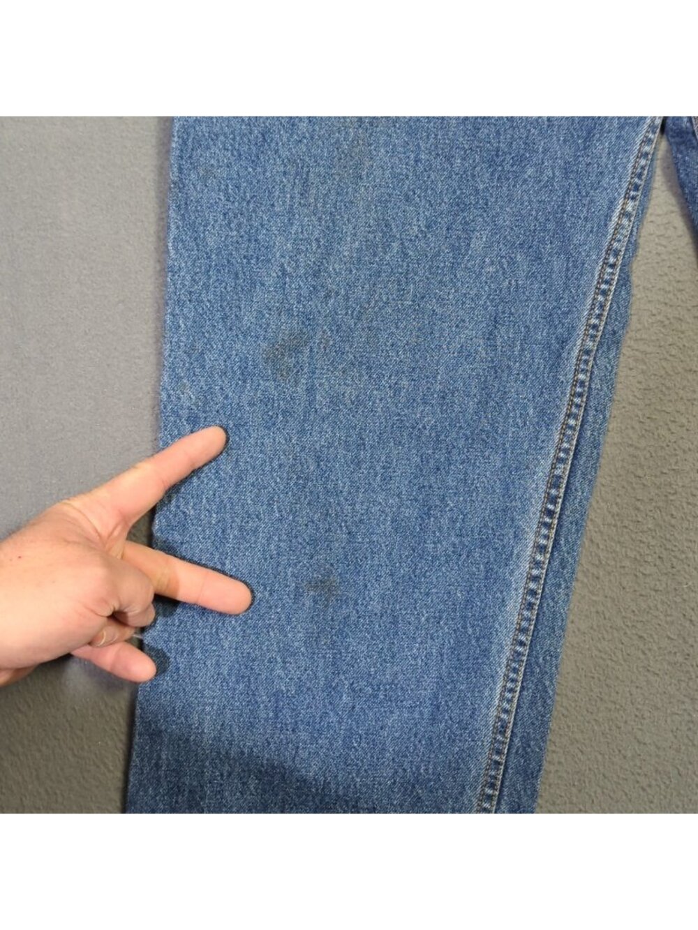 Levi's VTG Jeans Men's 38x36 Fits 36x36 Blue 540 Relaxed Fit Brown Tab - Picture 7 of 15